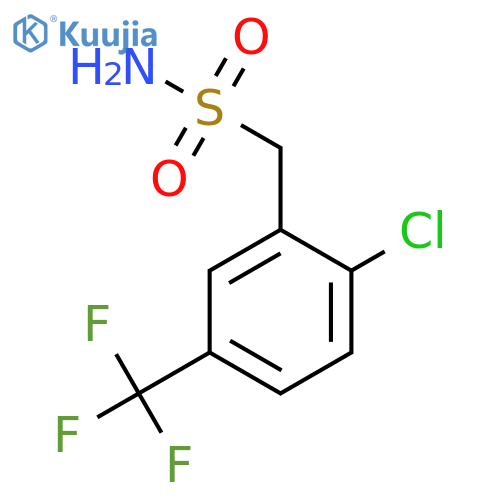 2-chloro-5-(trifluoromethyl)phenylmethanesulfonamide structure