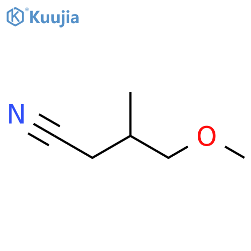 4-methoxy-3-methylbutanenitrile structure