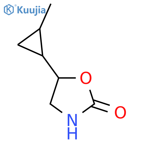5-(2-methylcyclopropyl)-1,3-oxazolidin-2-one structure