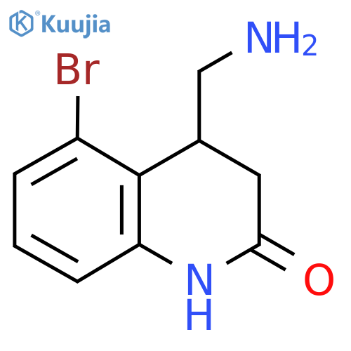 4-(aminomethyl)-5-bromo-1,2,3,4-tetrahydroquinolin-2-one structure