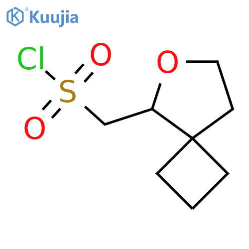 {6-oxaspiro3.4octan-5-yl}methanesulfonyl chloride structure