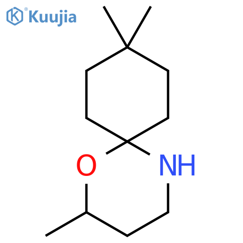 2,9,9-trimethyl-1-oxa-5-azaspiro5.5undecane structure