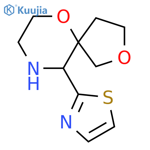 10-(1,3-thiazol-2-yl)-2,6-dioxa-9-azaspiro4.5decane structure