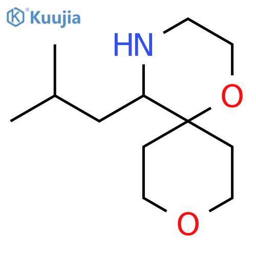 5-(2-methylpropyl)-1,9-dioxa-4-azaspiro5.5undecane structure