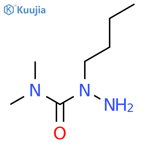 1-amino-1-butyl-3,3-dimethylurea structure