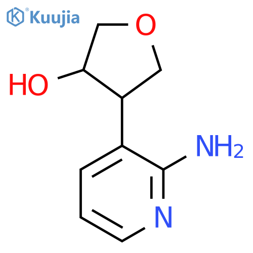 4-(2-Aminopyridin-3-yl)oxolan-3-ol structure