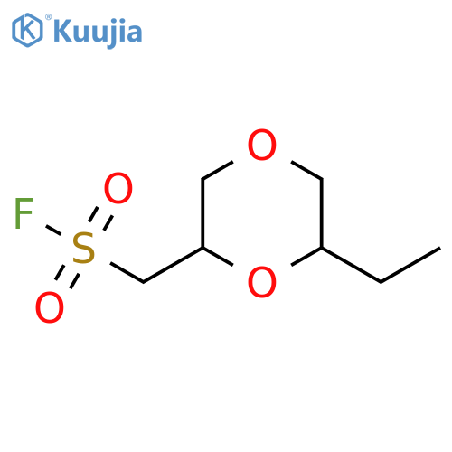 (6-ethyl-1,4-dioxan-2-yl)methanesulfonyl fluoride structure