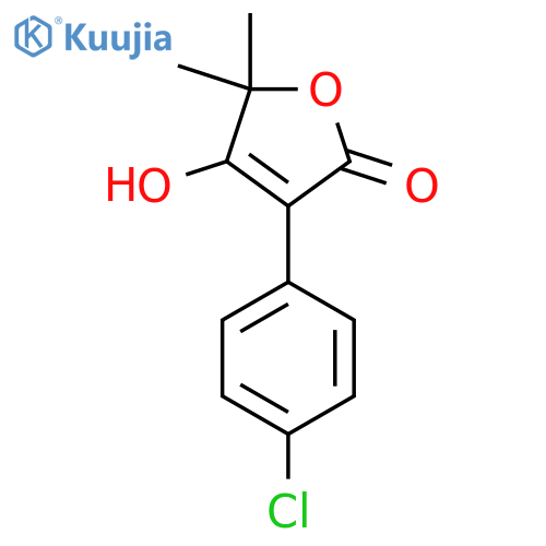3-(4-Chlorophenyl)-4-hydroxy-5,5-dimethyl-2,5-dihydrofuran-2-one structure