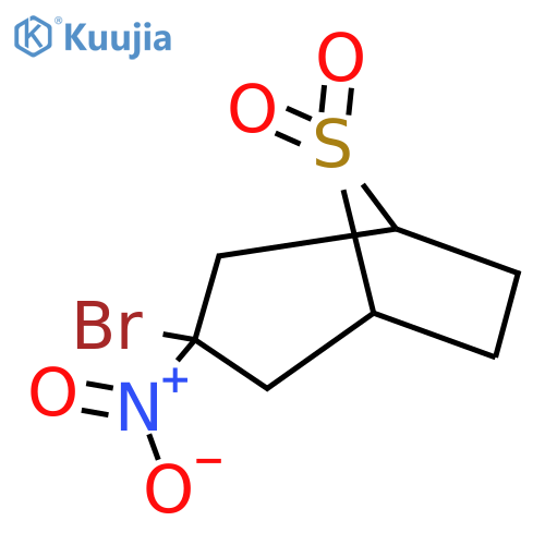 3-bromo-3-nitro-8lambda6-thiabicyclo3.2.1octane-8,8-dione structure