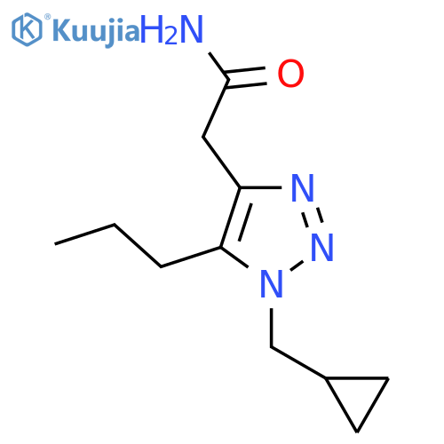 2-1-(cyclopropylmethyl)-5-propyl-1H-1,2,3-triazol-4-ylacetamide structure