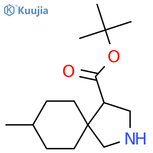 tert-butyl 8-methyl-2-azaspiro4.5decane-4-carboxylate structure