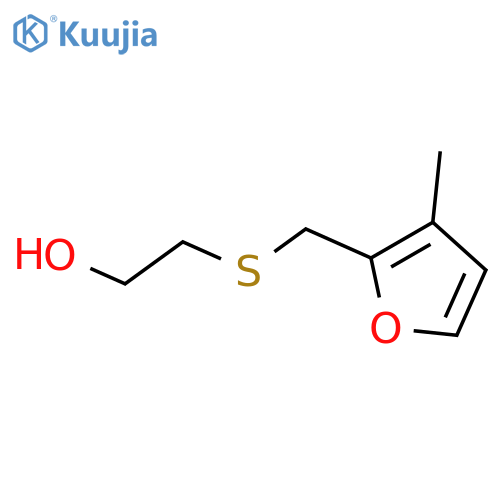 2-{(3-methylfuran-2-yl)methylsulfanyl}ethan-1-ol structure
