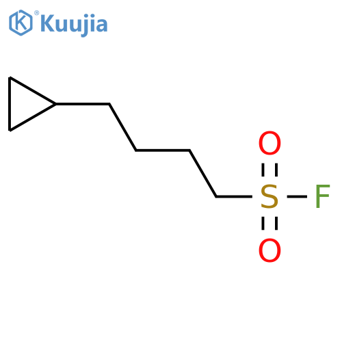 4-cyclopropylbutane-1-sulfonyl fluoride structure