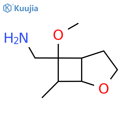 {6-methoxy-7-methyl-2-oxabicyclo3.2.0heptan-6-yl}methanamine structure