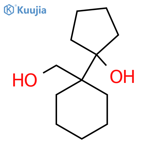 1-1-(hydroxymethyl)cyclohexylcyclopentan-1-ol structure