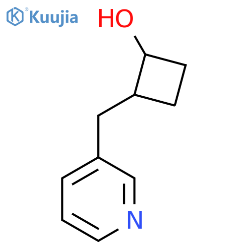 2-(pyridin-3-yl)methylcyclobutan-1-ol structure