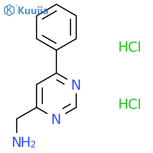 1-(6-phenylpyrimidin-4-yl)methanamine dihydrochloride structure