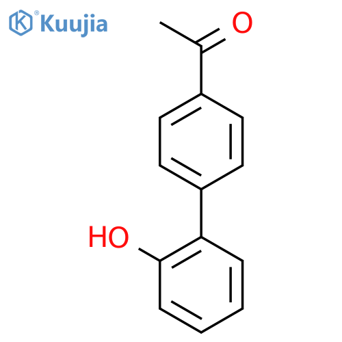 1-4-(2-hydroxyphenyl)phenylethan-1-one structure