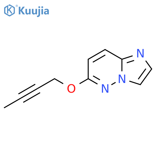 6-(But-2-yn-1-yloxy)imidazo[1,2-b]pyridazine structure