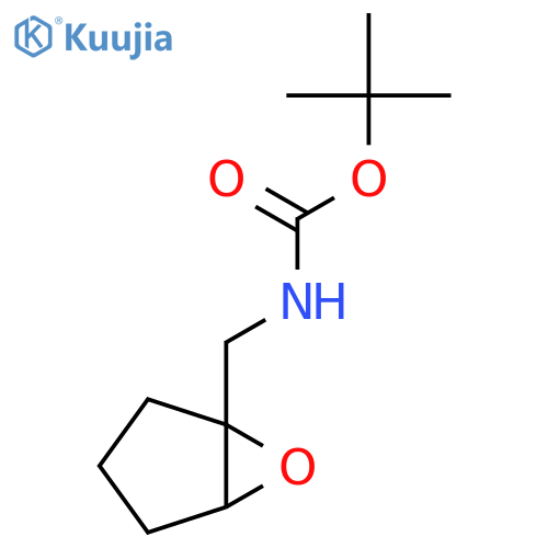 tert-butyl N-({6-oxabicyclo3.1.0hexan-1-yl}methyl)carbamate structure