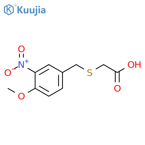 4-Methoxy-3-nitrobenzylthioacetic Acid structure