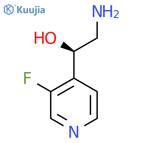 (1R)-2-amino-1-(3-fluoropyridin-4-yl)ethan-1-ol structure