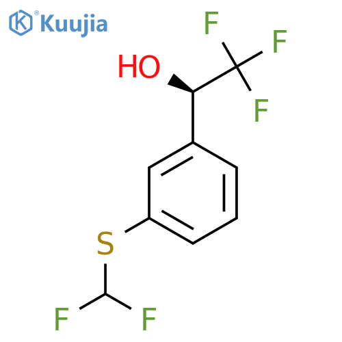 (1R)-1-{3-(difluoromethyl)sulfanylphenyl}-2,2,2-trifluoroethan-1-ol structure