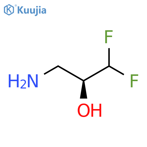 (2S)-3-amino-1,1-difluoropropan-2-ol structure