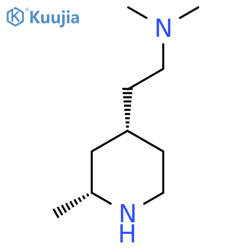 dimethyl2-(2-methylpiperidin-4-yl)ethylamine structure