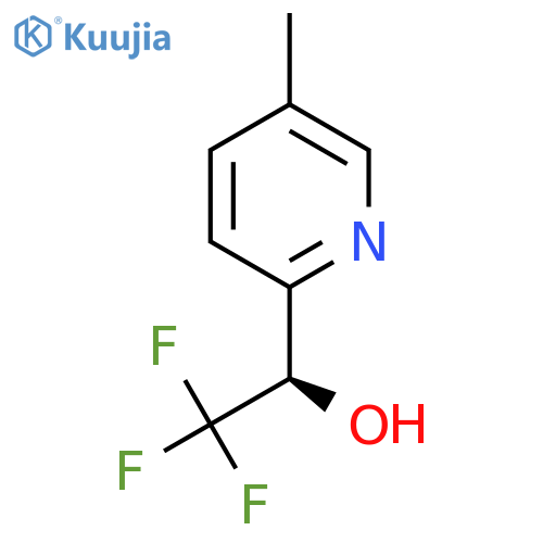 (1R)-2,2,2-trifluoro-1-(5-methylpyridin-2-yl)ethan-1-ol structure