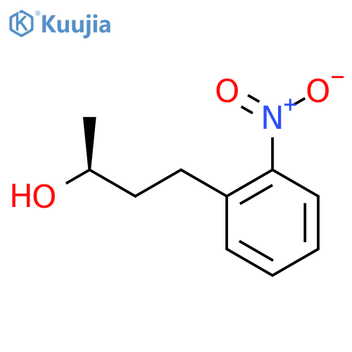 (2S)-4-(2-nitrophenyl)butan-2-ol structure