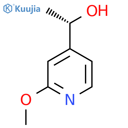 (1S)-1-(2-methoxypyridin-4-yl)ethan-1-ol structure
