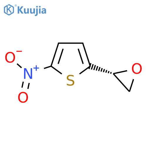 (2R)-2-(5-nitrothiophen-2-yl)oxirane structure