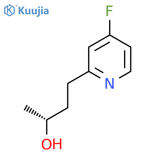 (2R)-4-(4-fluoropyridin-2-yl)butan-2-ol structure
