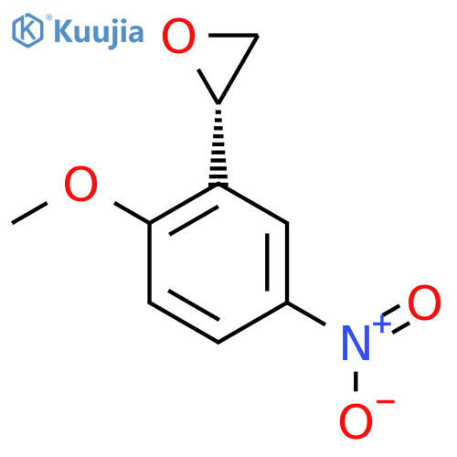 (2S)-2-(2-methoxy-5-nitrophenyl)oxirane structure