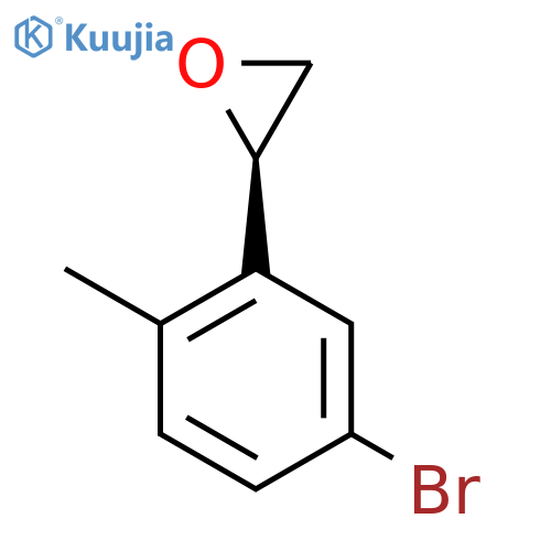 (2R)-2-(5-bromo-2-methylphenyl)oxirane structure