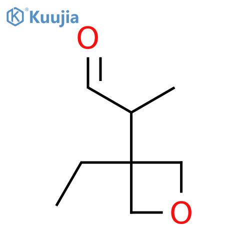 2-(3-ethyloxetan-3-yl)propanal structure
