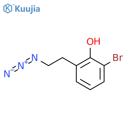 2-(2-azidoethyl)-6-bromophenol structure