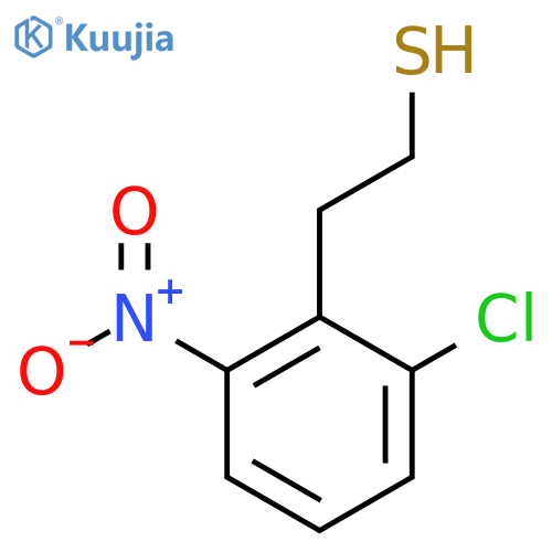2-(2-chloro-6-nitrophenyl)ethane-1-thiol structure