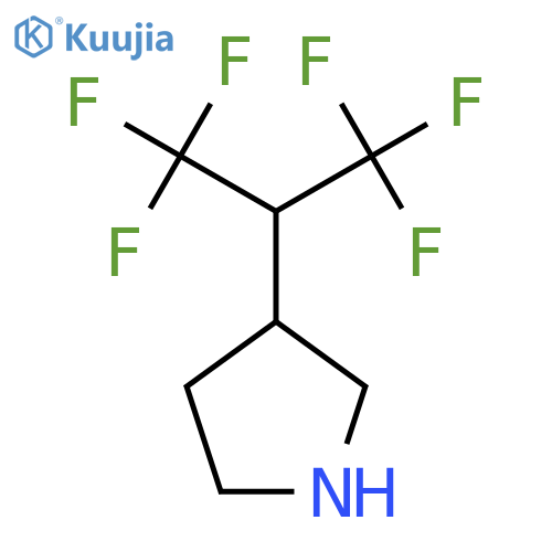 3-(1,1,1,3,3,3-hexafluoropropan-2-yl)pyrrolidine structure