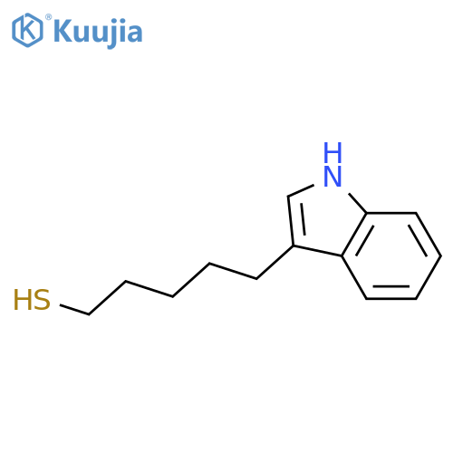 5-(1H-indol-3-yl)pentane-1-thiol structure