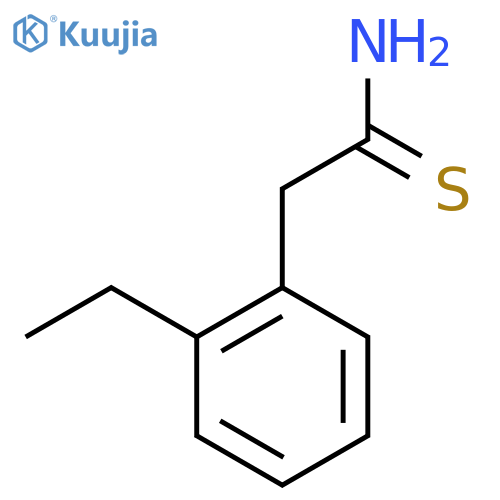 2-(2-ethylphenyl)ethanethioamide structure
