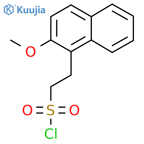 2-(2-Methoxynaphthalen-1-yl)ethane-1-sulfonyl chloride structure