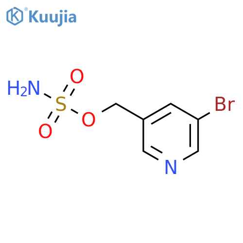 (5-bromopyridin-3-yl)methyl sulfamate structure