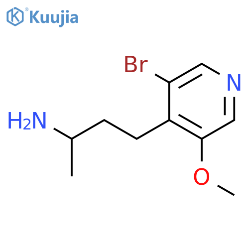 4-(3-bromo-5-methoxypyridin-4-yl)butan-2-amine structure