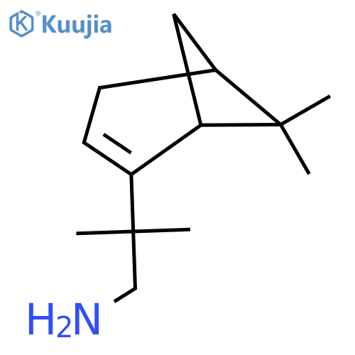 2-{6,6-dimethylbicyclo3.1.1hept-2-en-2-yl}-2-methylpropan-1-amine structure
