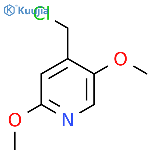 4-(chloromethyl)-2,5-dimethoxypyridine structure