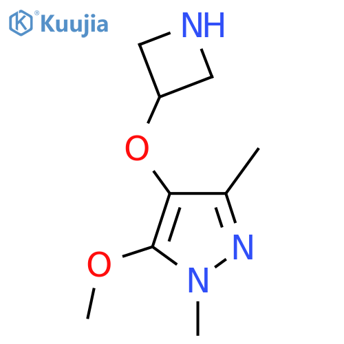 4-(azetidin-3-yloxy)-5-methoxy-1,3-dimethyl-1H-pyrazole structure