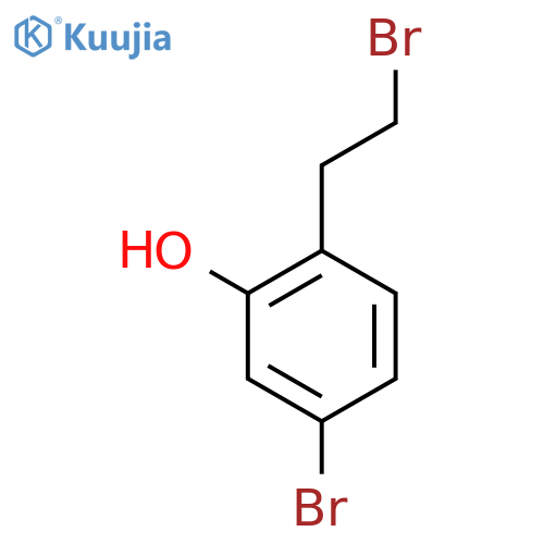 5-bromo-2-(2-bromoethyl)phenol structure