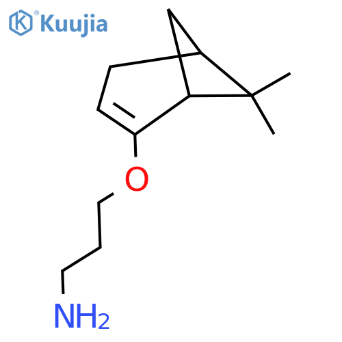 3-({6,6-dimethylbicyclo3.1.1hept-2-en-2-yl}oxy)propan-1-amine structure